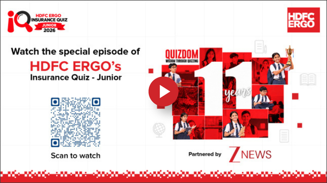 Watch the special episode of HDFC ERGO Insurance Quiz Junior 2026 Insurance Quiz Junior